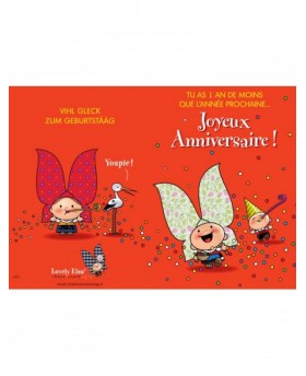 Carte d'anniversaire Lovely...