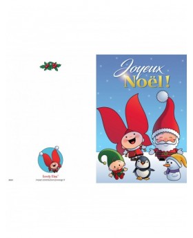 Carte Joyeux Noël Lovely Elsa