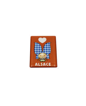 Magnet Alsace rouge Lovely...